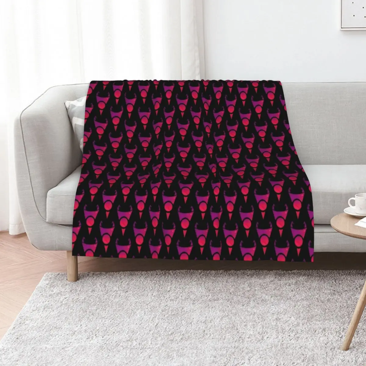 Invader Zim - Irken logo Throw Blanket Summer Beddings for babies Vintage Thin halloween Sofa Quilt Blankets