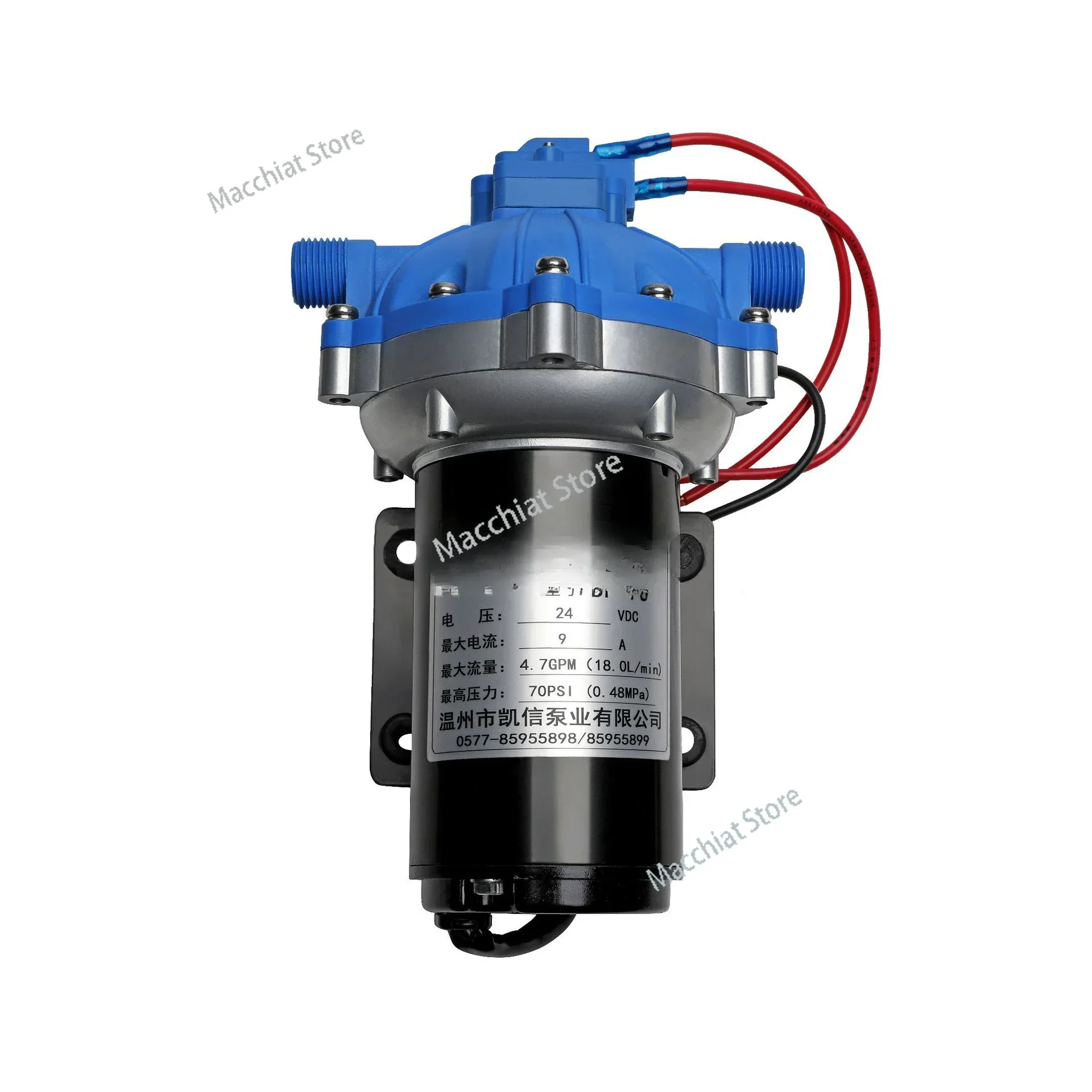 DP70 Electric Diaphragm Pump 24V Self-Priming High Flow Automatic ing Hydraulic Oil  95W  Pressure