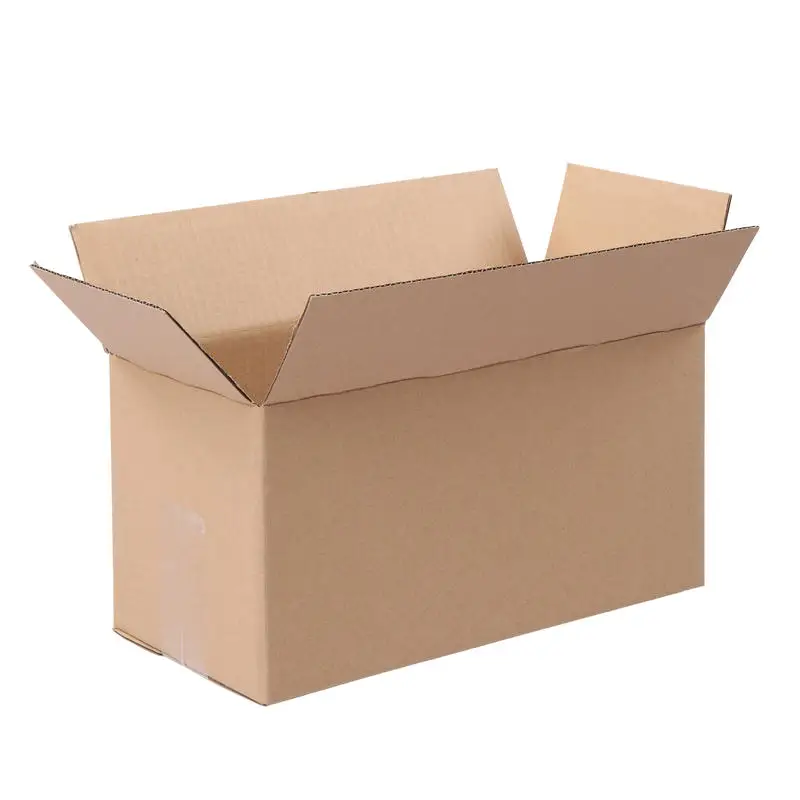 

50pcs 12" X 6" X 6" (30.5x15.2x15.2cm) Corrugated Cardboard Box, 3mm Thick, Kraft Paper Color