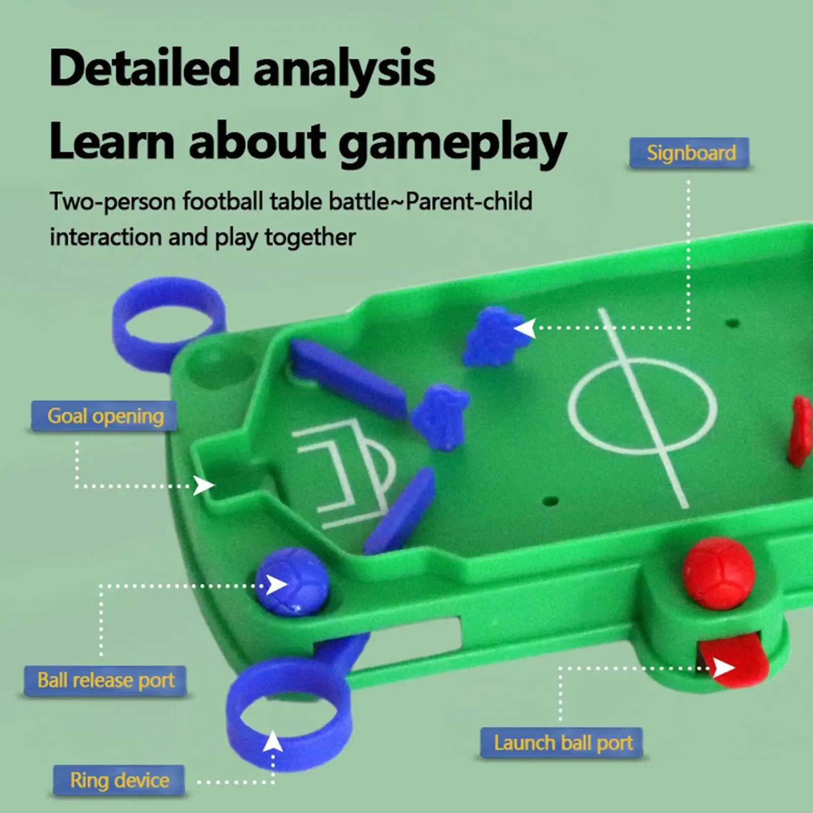 

Футбольный стол, настольный интерактивный спортивный стол, футбольная игра для домашней вечеринки, для мальчиков и девочек, на день рождения, Рождество, в помещении, на открытом воздухе, комната