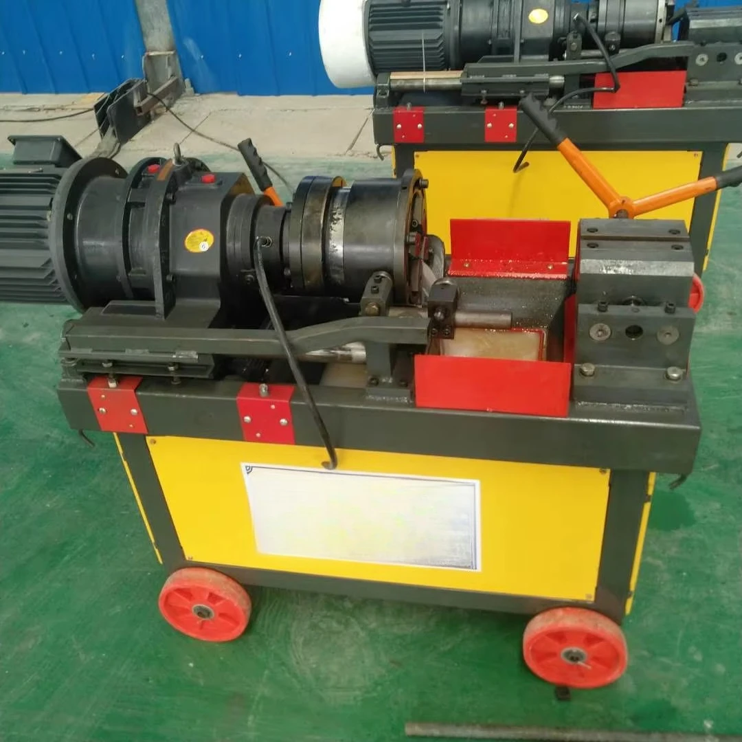 Picture 5: Bolt and Nut Making Machine Rebar Thread Screw Rolling Machine threading machine electric pipe threader customized
