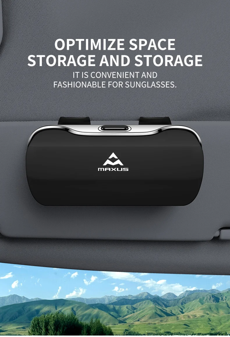 

Maxus T60 G50 G10 Mifa 7 D60 D90 T70 T90 V80 EV80 Plus Accessories Car Visor Sunglasses Car Glasses Case Glasses Holder Clip Box