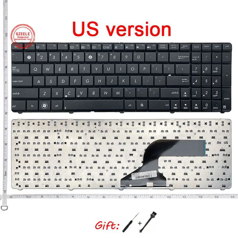 New english keyboard for ASUS N53 N53DA N53Jf N53Jg N53Jl N53Jn N53Jq N53S N53SM N53SN N53SV N53Ta N53TK US LAPTOP