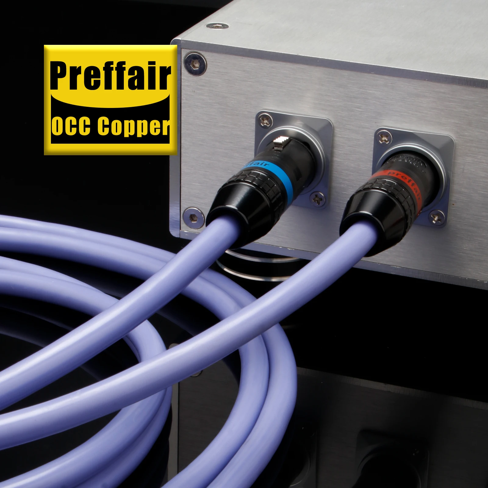Preffair X431 OCC Copper XLR/RCA Cable Hi-End Balanced Signal Line Gold Plated Plugs Audio Cables for cCD/DVD/DAC/AMPS/Mixer
