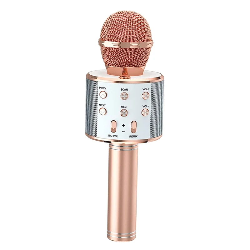 Microphone, Bluetooth Microphone For Singing, Wireless Microphones Toys For Girls Boys Adults, Girl Birthday Gift Durable