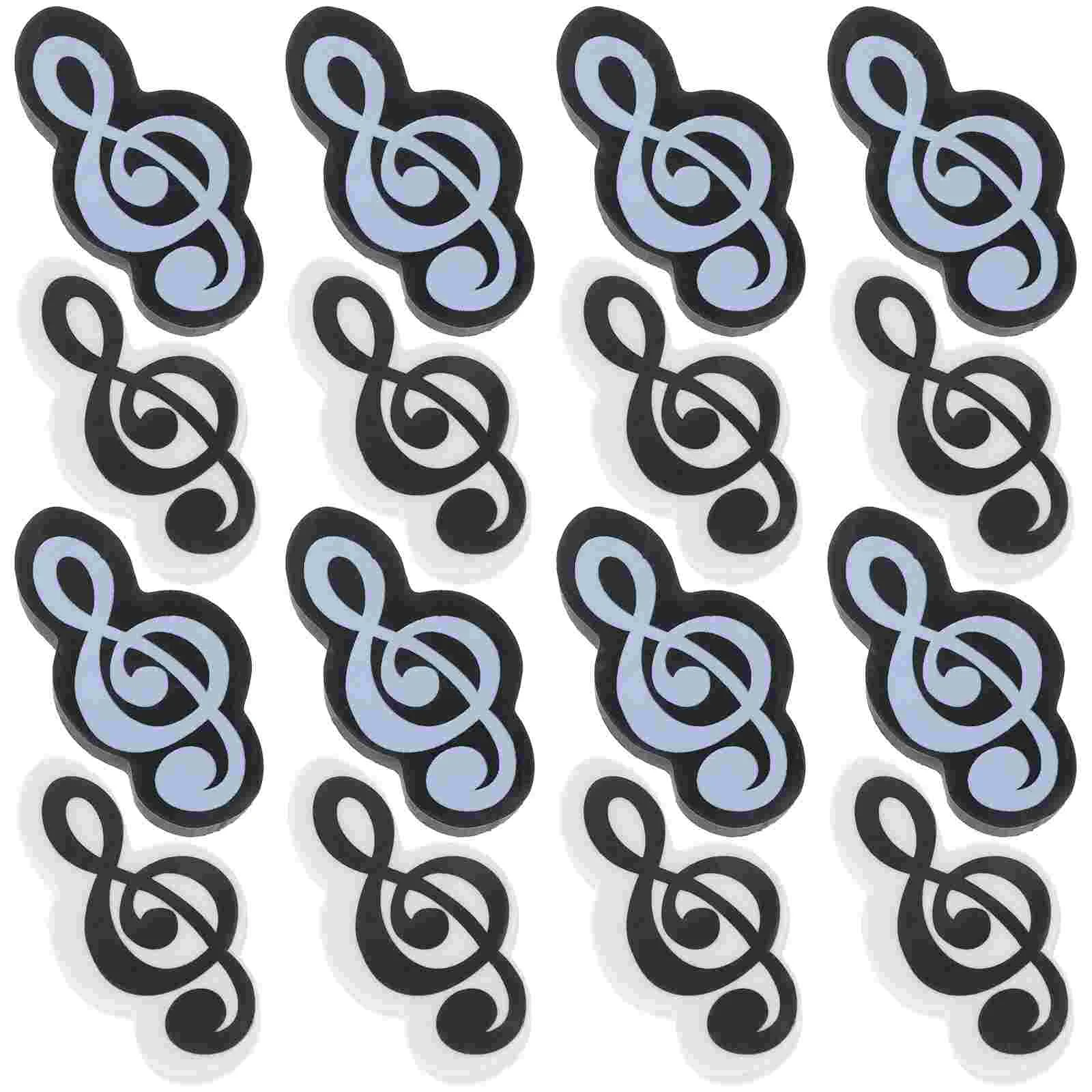 20 Pcs Reward Erasers for Prizes Classroom Cute Small Music Symbol Mini Bulk Students Kids