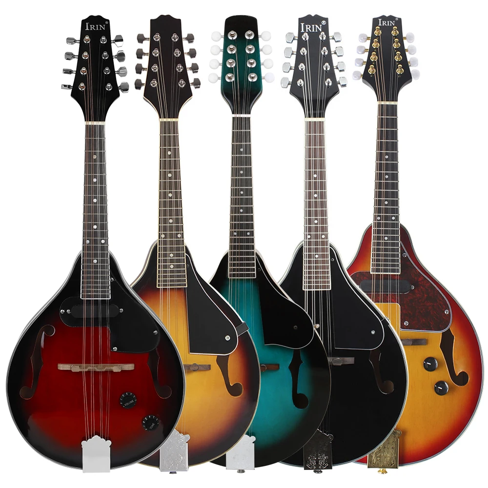 IRIN Mandolin 8-String Guitar A Style Electric Mandolin Stringed instruments with Bag String Pick Accessories