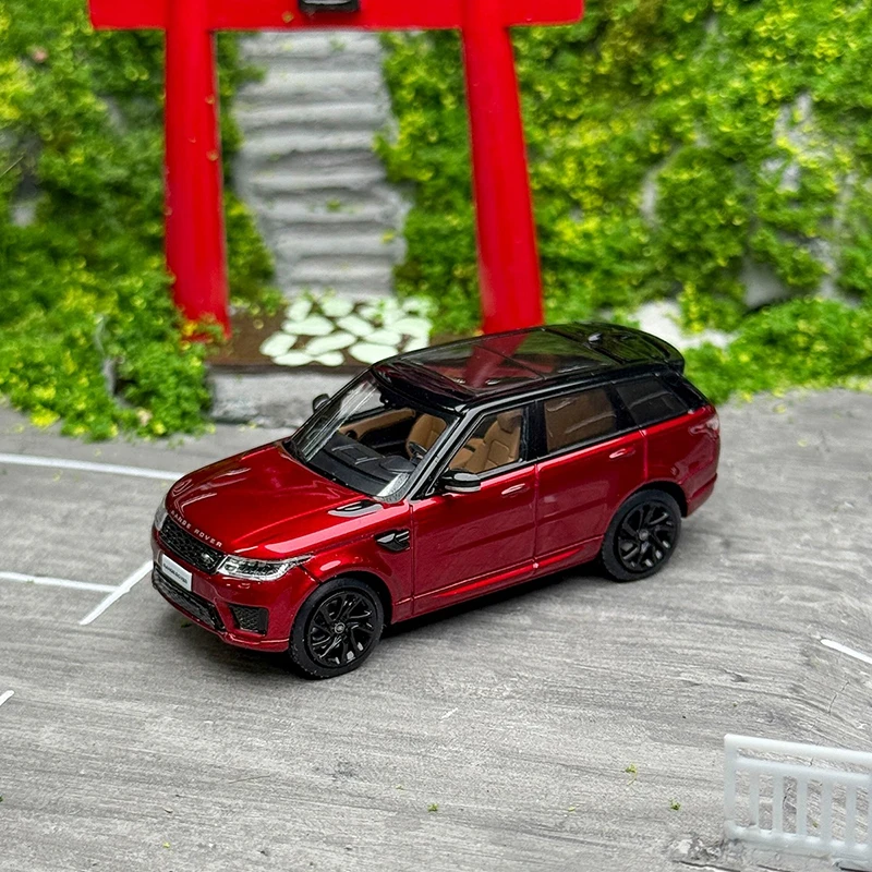 WHELART Scala 1:64 Discovery IV/Rover Sport Modello di auto in lega Collezione statica Decorato Regali di festa Giocattoli Regalo souvenir