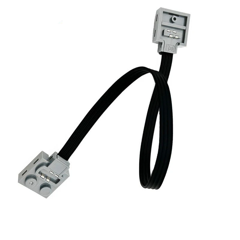 

25-сантиметровый универсальный кабель питания Lego 9686 с двумя разъемами, механический соединительный кабель для мотора, удлинительный кабель для мотора