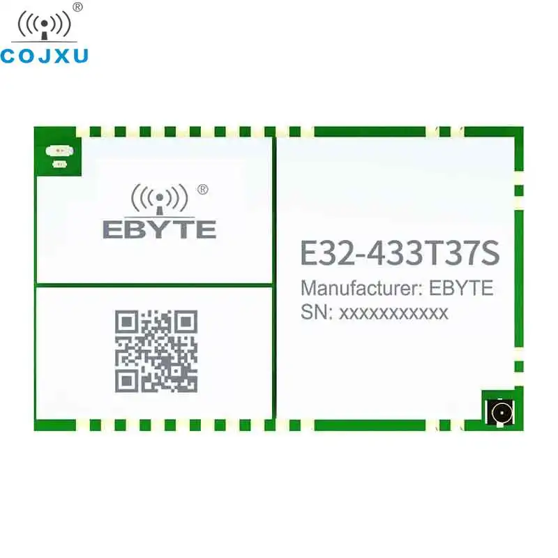 LoRa Module 433MHz 5W LoRa Spread Spectrum Wireless Serial Module COJXU E32-433T37S Air-Wake up 25KM Stamp Hole/IPEX