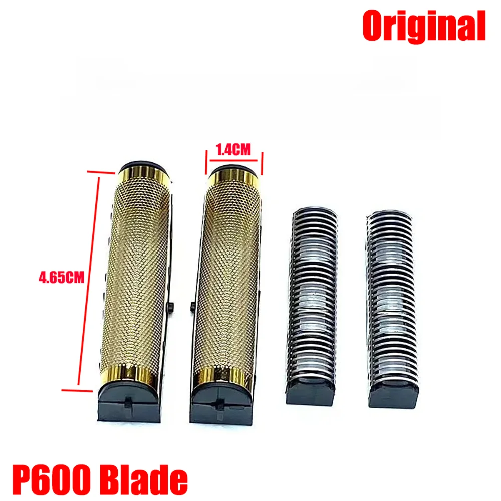 Original Razor Shaver Professional Hair Clipper Blade Mesh Set for Pop Barbers P600 M7 Replaceable 0mm Ultra-Thin Foil Blade Tip