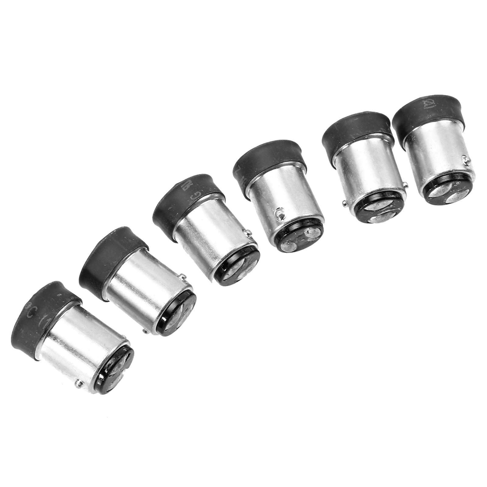 6 Pcs Lampholder Converter Light Bulb Socket Screw LED Adapter Plastic B15 to E14 Base