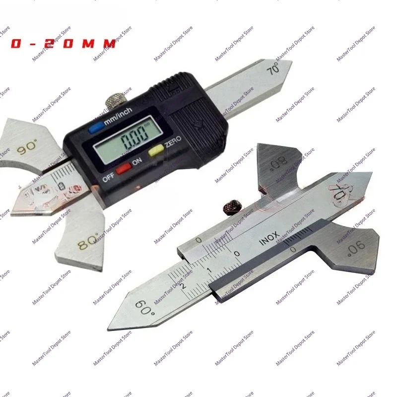 0 - 20mm Stainless Steel Digital Caliper/weld Measuring Caliper Weld Gauge Weld Inspection Ruler