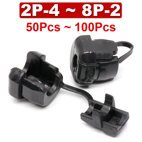 Imagen 1 del producto Hebilla de cable de alimentación de nailon, protección de manga de alambre, Clip de cable de chasis, hebilla fija de cable de tarjeta de plástico, 2P-4, 6N-4, 4N-4, 7N-2, 8P-2