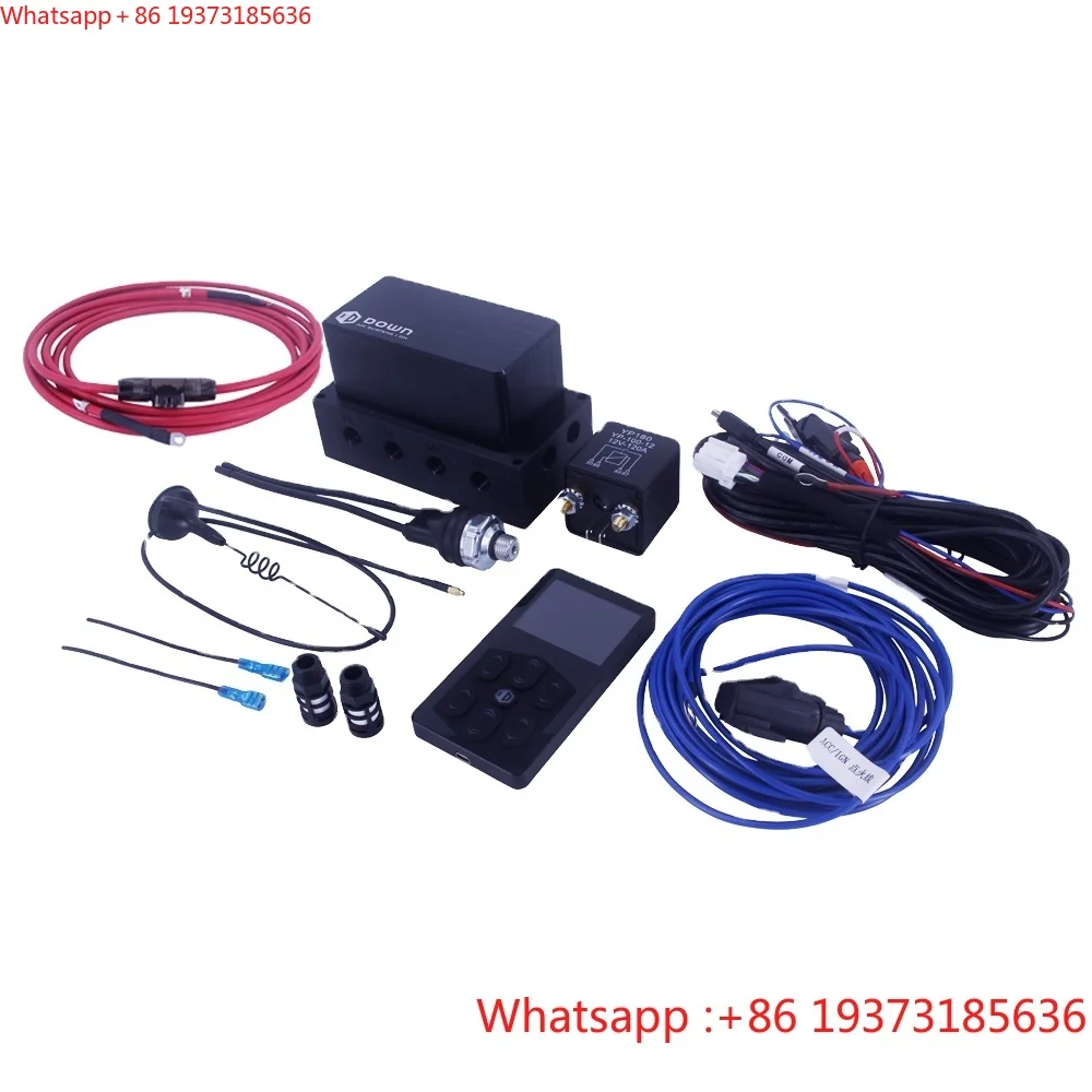 For DOWN Digital LCD Screen Four Wheel Separately Control Electronic Suspension Control System for Cars