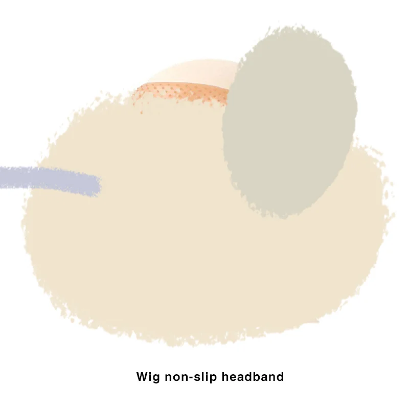 

Силиконовая эластичная лента для захвата парика для фиксации париков, спортивная прозрачная черная, коричневая, для йоги, устойчивая к поту, нескользящая повязка на голову, бесшовная