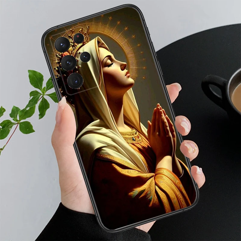 Jesus and Mother Mary Family Phone Case For Samsung A35 A55 A54 A15 A25 A05s A05 A22 A24 A52 A33 A34 M34 M14 M54 M23