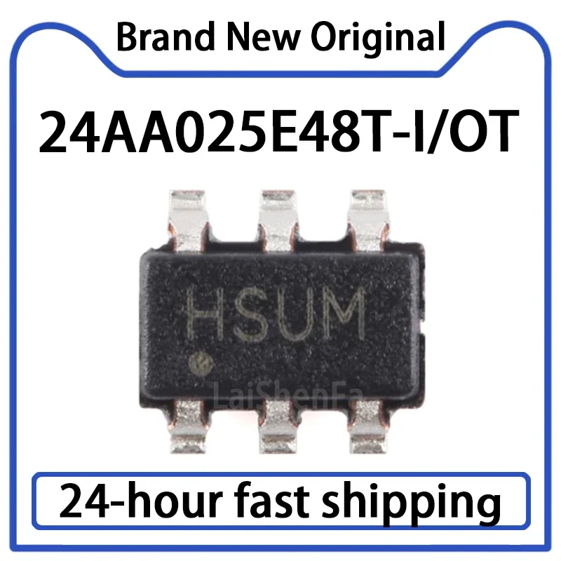 5PCS 24AA025E48T-I/…