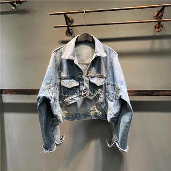 가을 미국 짧은 레이싱 슈트 2023 봄과 가을 계루 미국 빈티지 재킷 최고 초가을 기관차 겉옷 여성