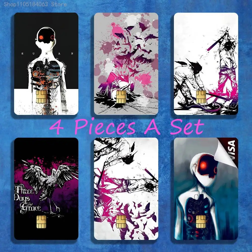 

T-Three D-ays G-Grace Skin HD Stickers Game Card Decal Scratch-resistant For Credit Debit Card Small Large Chip