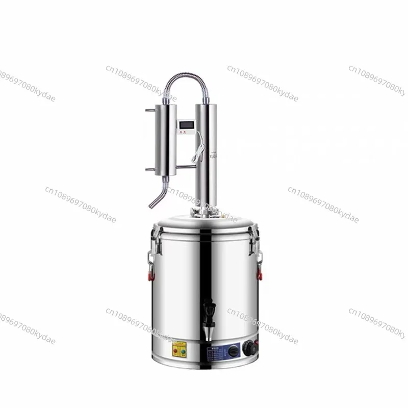 

30L Home Distillery Alcohol Whisky Moonshine Still Wine Steamer Essential Oil Extractor Pure Dew Distillation Machine