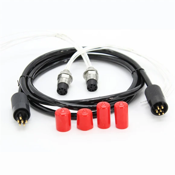 

miniature round 8pin female baffle male cable MCBH8F MCIL8M submarine underwater Rov Ip69 waterproof double head connector