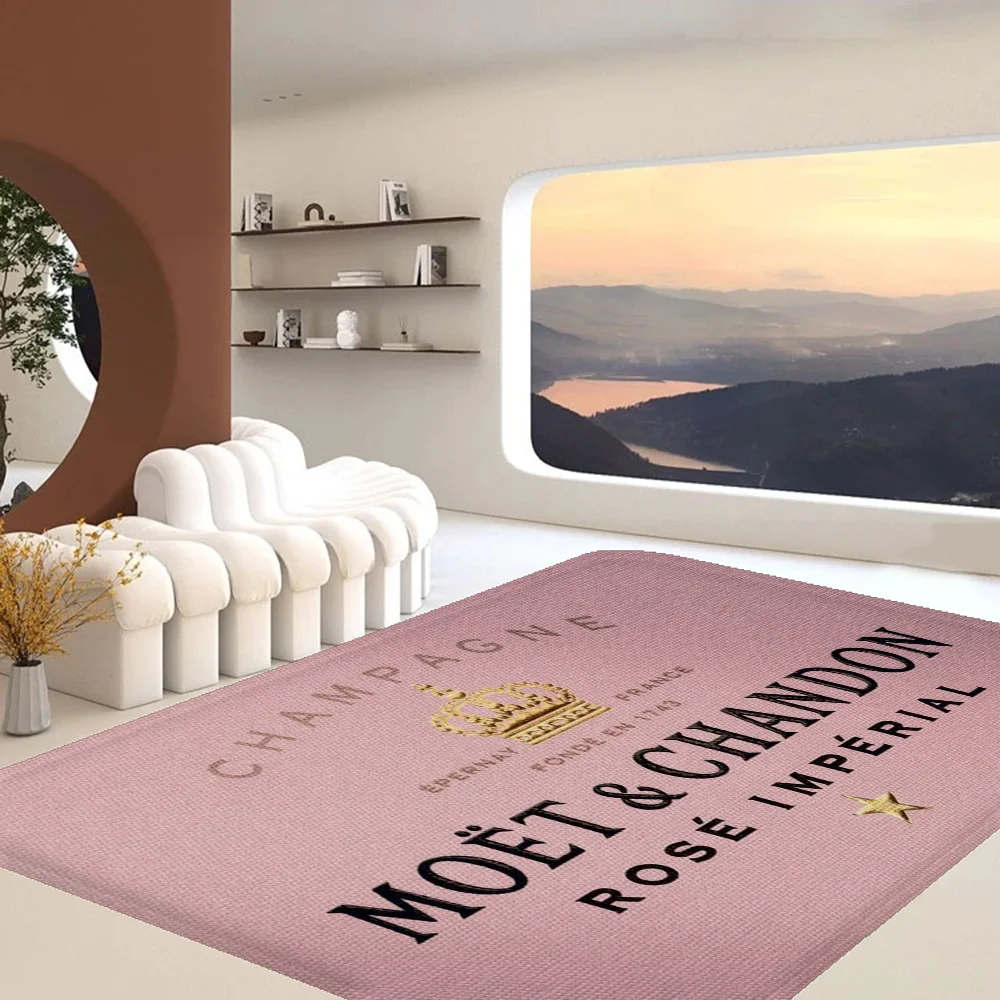 Martha's Vineyard Moet & chandon Brut Rose'lmperial NV Door Mat Nordic Style Home Doormat Bathroom-Toilet Mats Bedroom Alfombra