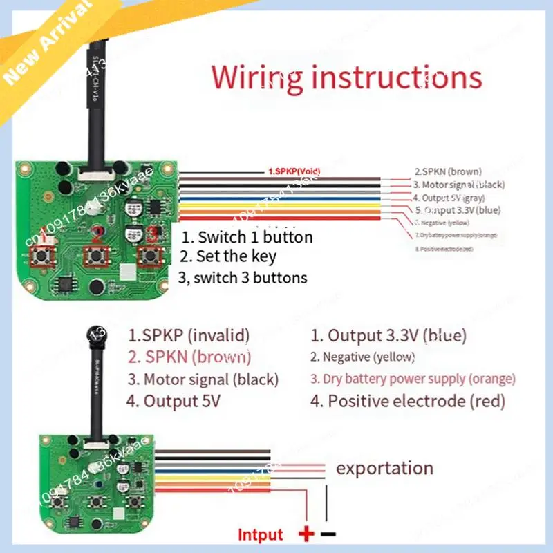 M01K 300,000 Video Module Switch Door Monitoring Remote Switch Two-Way Wireless Remote Control Camera Module Easy Install