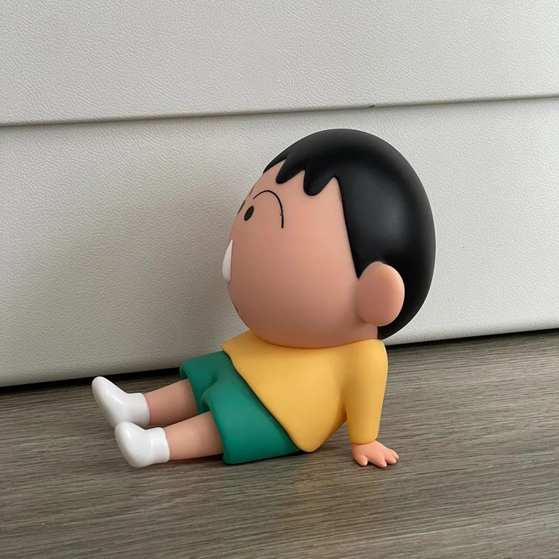 Soporte de teléfono Kawaii Crayon Shin-Chan Boochan, adornos de Anime de escritorio para ver Tv, soporte de teléfono de dibujos animados, muñeca linda, regalos para niñas