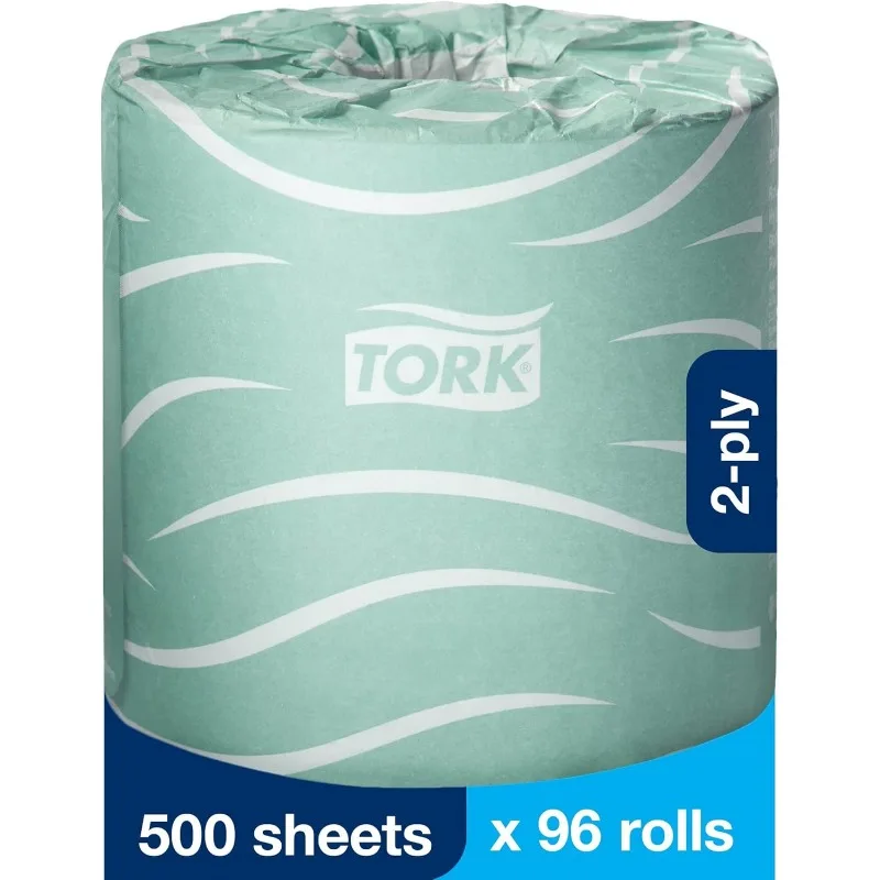 Septic Safe Toiletpapier Wit, 100% gerecycled, 2-laags, 500 vellen per rol, 96 rollen