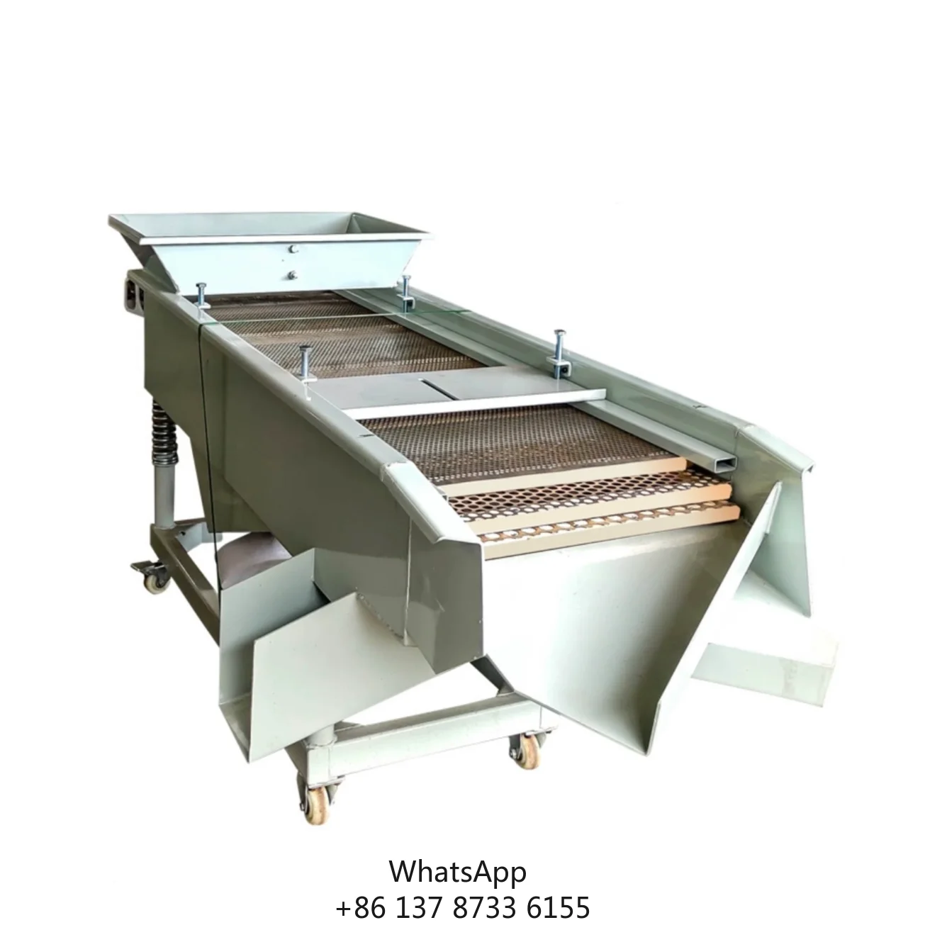 Hot Sale Automatic Farming Processing Stainless Steel Linear Grain Vibrating Sieve Machine For Seed