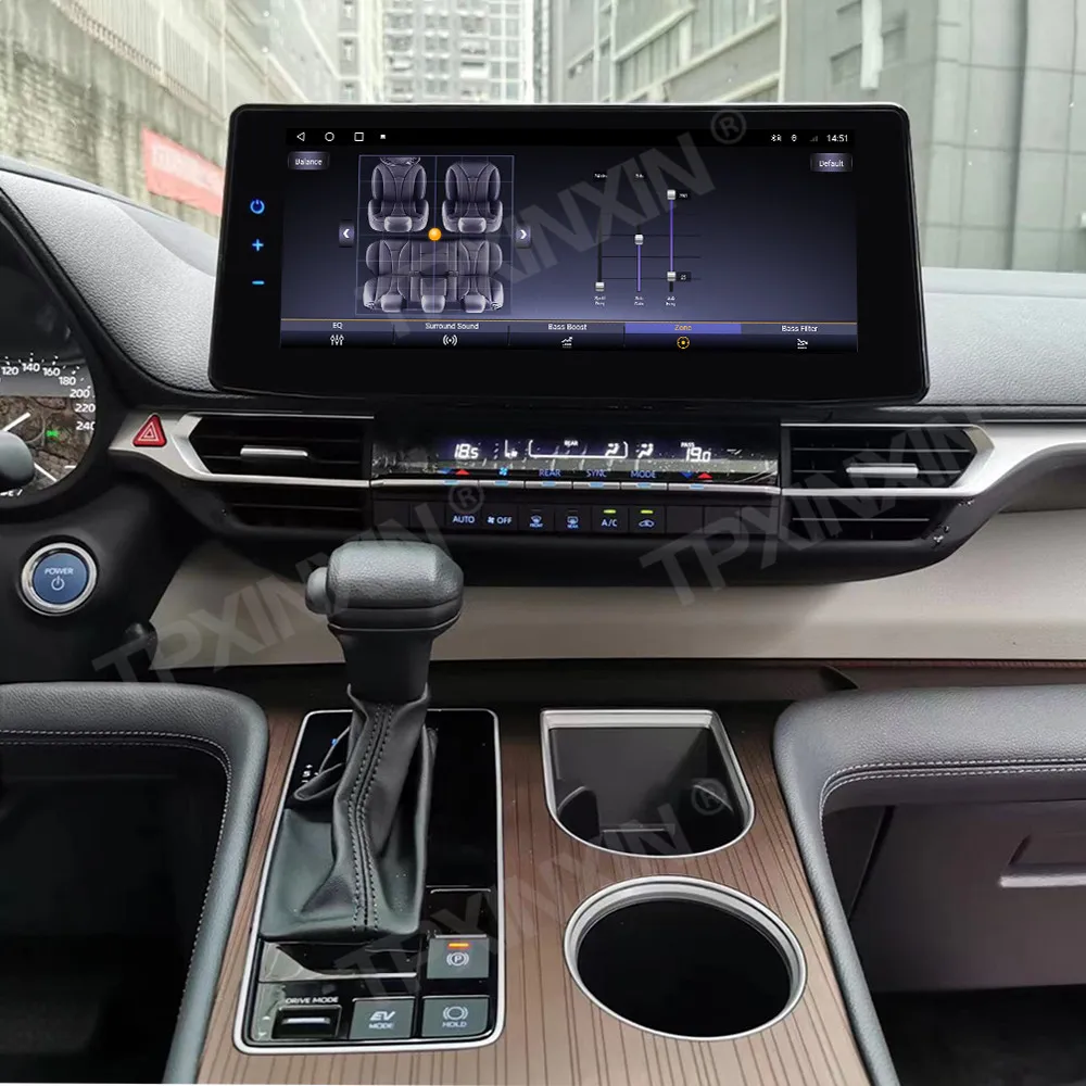 12.3 بوصة السيارات carplay أندرويد 14 لتويوتا سيينا 2021-2026 سيارة الوسائط المتعددة palyer نظام تحديد المواقع والملاحة راديو شاشة تعمل باللمس رئيس وحدة