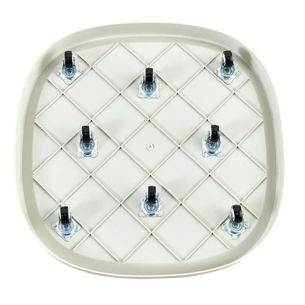 

Прочный квадратный цветочный горшок, мобильный поднос, нескользящая устойчивая подвижная подставка для растений, сверхмощный катящийся поднос для растений для гостиной