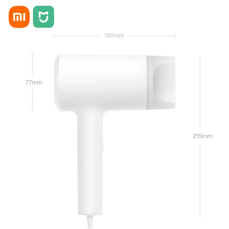 XIAOMI MIJIA H300 Anion Hair Dryer Professional Hair Care For Home 1600W Quick Dry Smart Thermostatic Portable Travel Blow Dryer