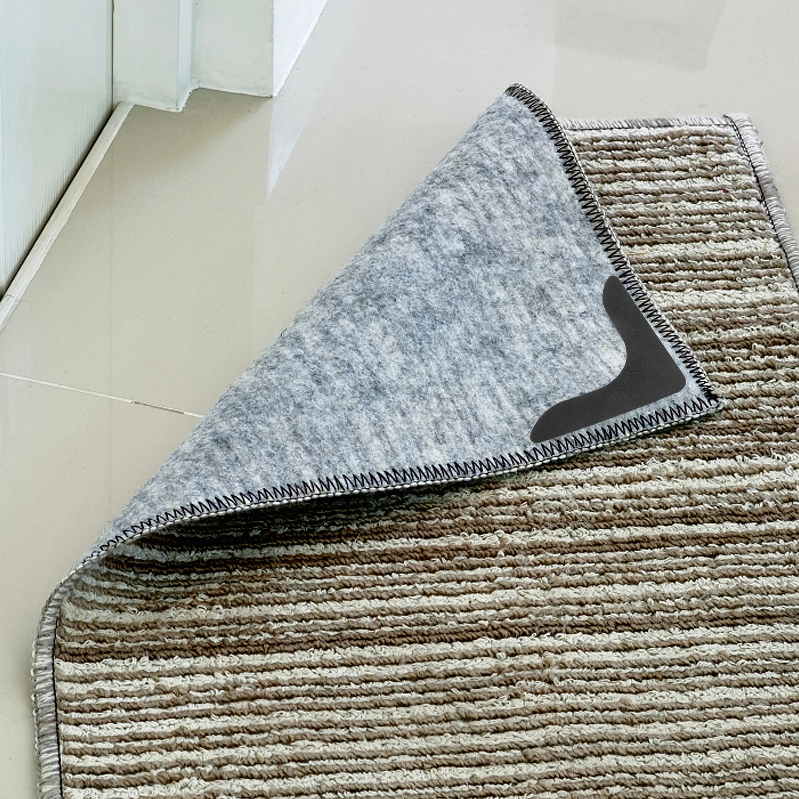 

8Pcs Anti-Skid Rug Stickers Carpet Tape for Hardwood Floors Non Slip Carpet Gripper Washable Reusable Rug Holder Pads