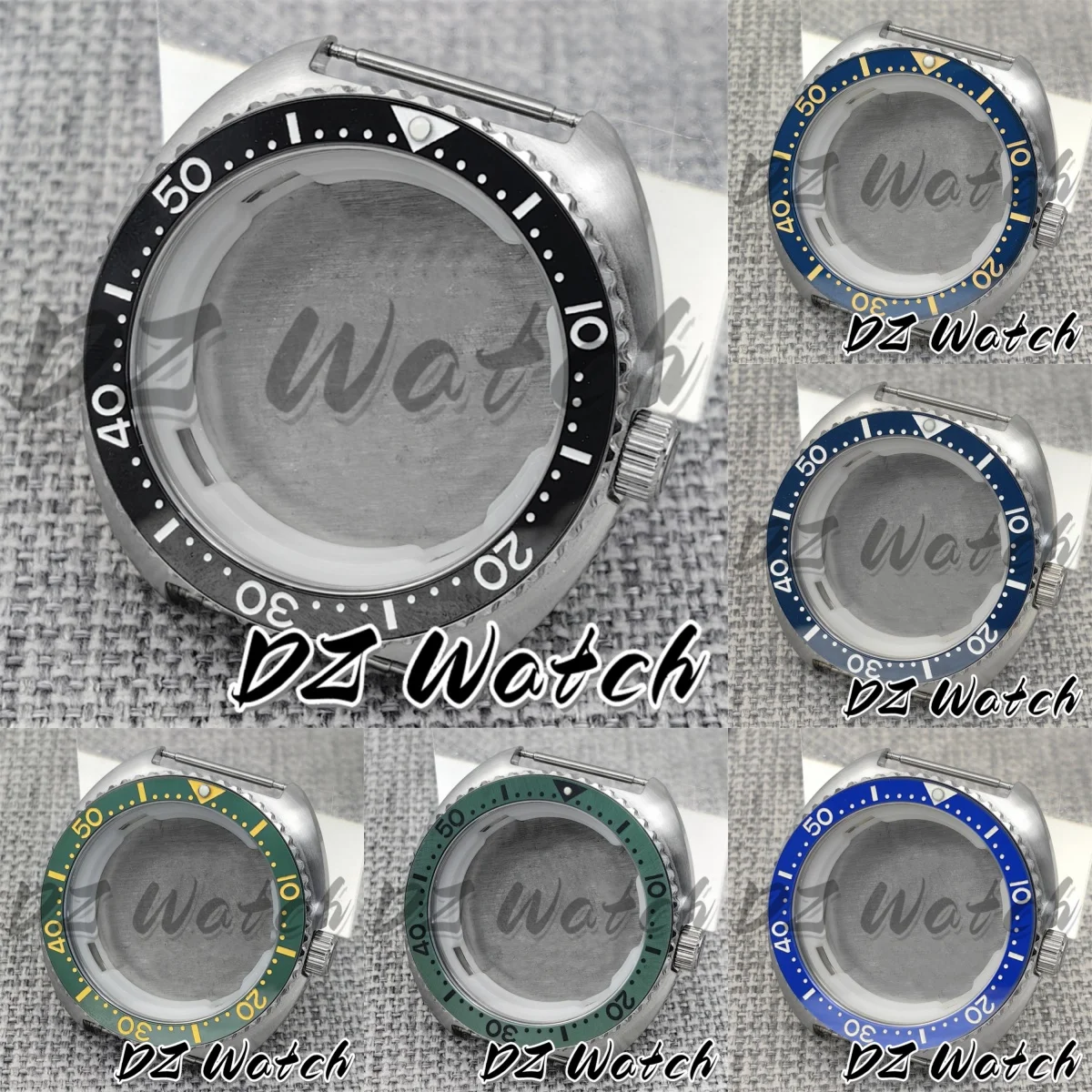 

41mm Modified Abalone Stainless Stee Watch Case With Chapter Ring Sapphire Glass Fit NH34 NH35 NH36 ETA2824 PT5000 Movement