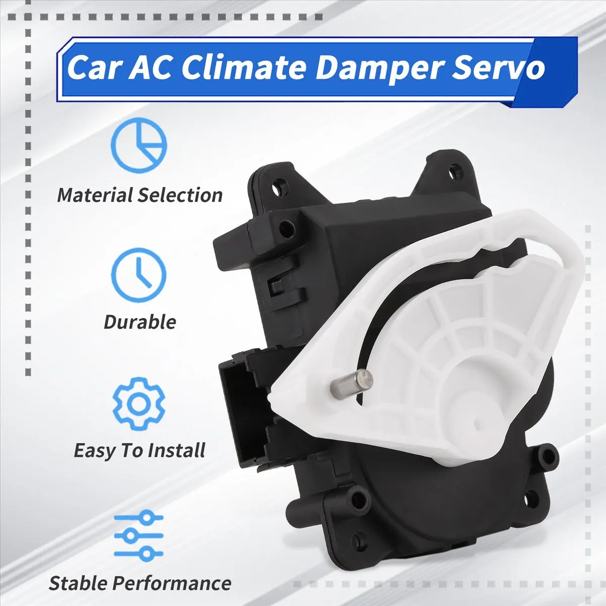 

#57D Automotive Parts & Accessories,Car A/C Climate Control Damper Servo for LEXUS GS300 IS300 RX300 (Black&white)