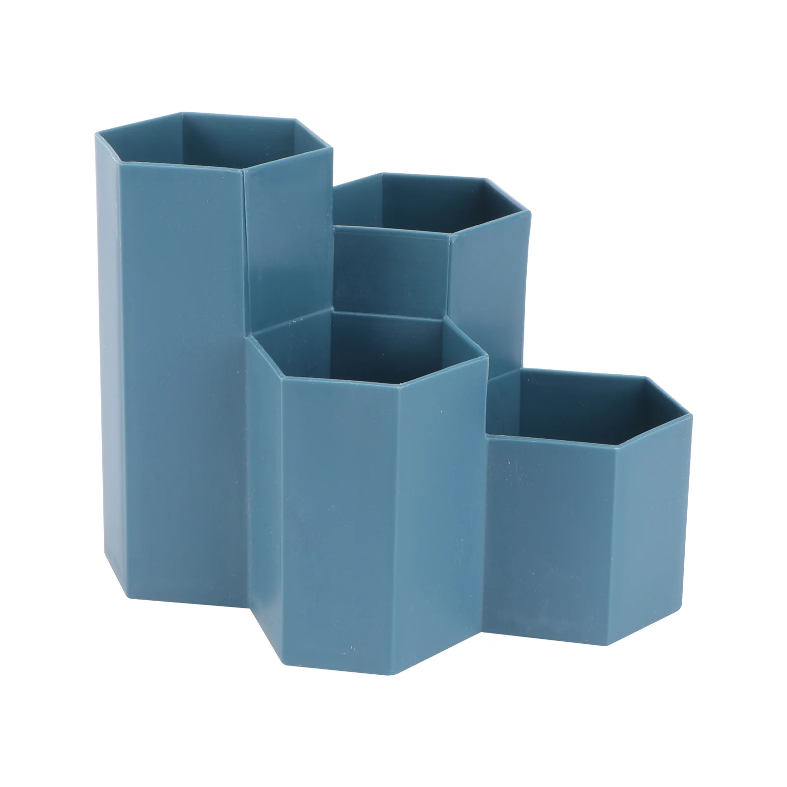 

Gifts for Stocking Stuffers Hexagonal Pen Holder Stationery Organizer Christmas Desktop Storage Bucket Navy Student