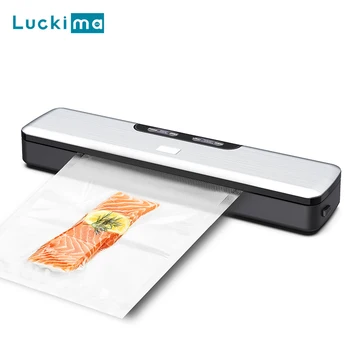 เครื่องซีลสูญญากาศไฟฟ้าแบบใหม่เครื่องบรรจุถุง makanan rumahan ความกว้าง5มม. ให้ความร้อน US EU UK ปลั๊กเสียบขนาด110V 220V 240V