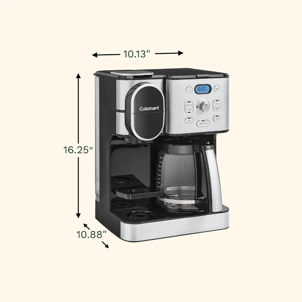 Caffettiere, caraffa in vetro da 12 tazze, birra automatica calda e ghiacciata, Server singolo, caffettiere