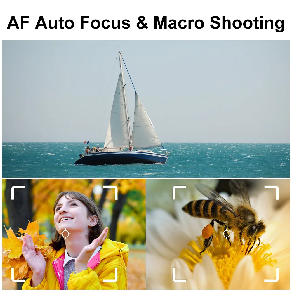 Ourlife كاميرا رقمية شاشة مزدوجة 18X تكبير رقمي 5K WIFI Vintage Vlog مسجل فيديو يوتيوب مع كاميرات تصوير فلاش