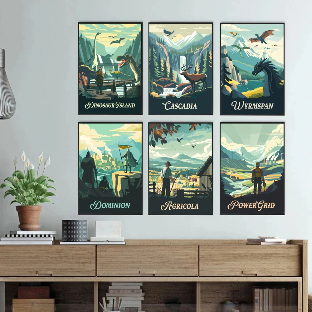 Cartoon Abstract Game Scene La - đánh giá và giá Board Game Wingspan