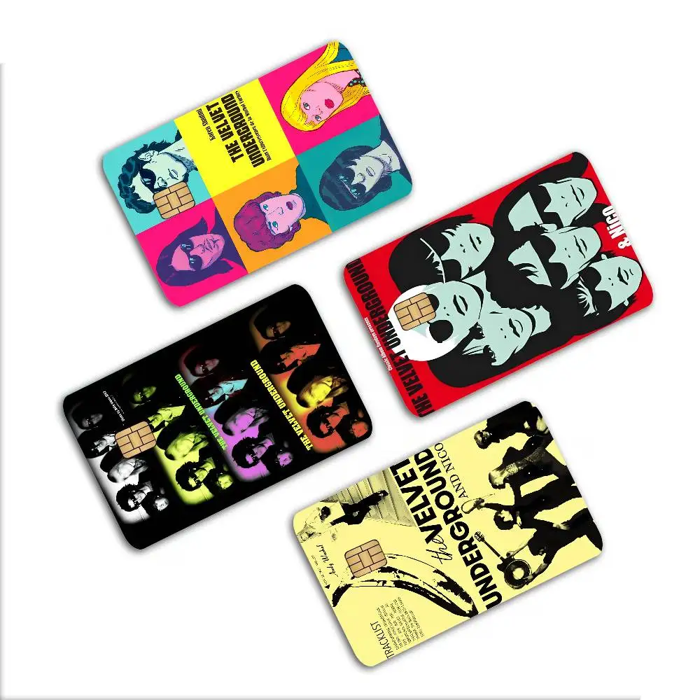 Rock Band The V-Velvet U-Underground Anmie Sticker Film Skin Cover for Credit Card Debit Bank Card Front