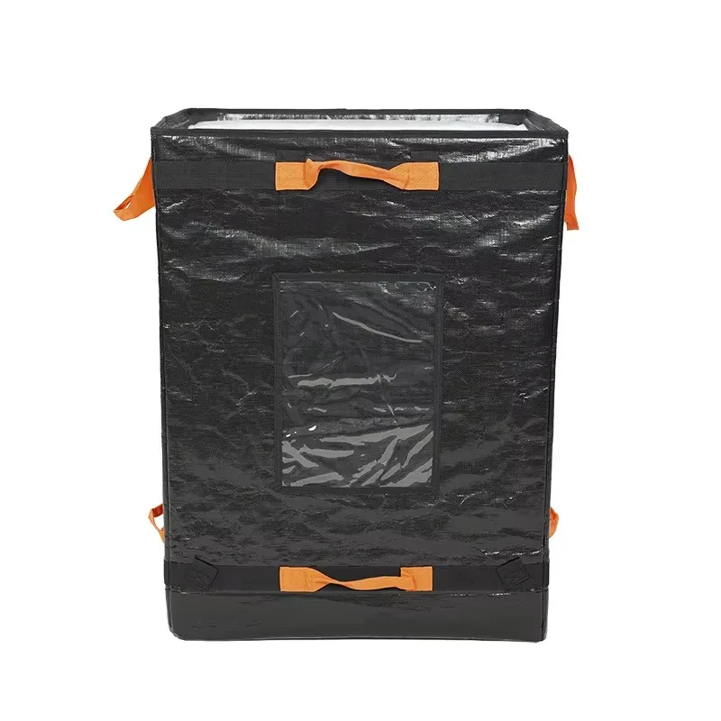 Large capacity folding transportation express box woven material express logistics transfer bag