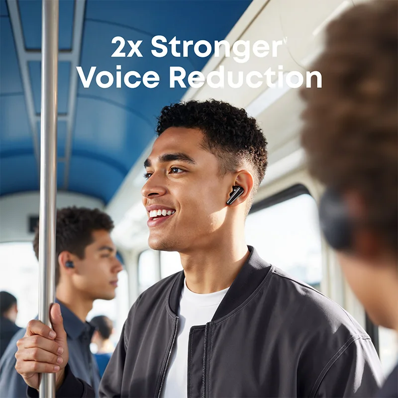 سماعات أذن Soundcore Liberty 5 الأصلية المانعة للضوضاء مع Dolby Audio استمتع بصوت Dolby، ضوضاء طويلة الأمد 2025 وصول جديد