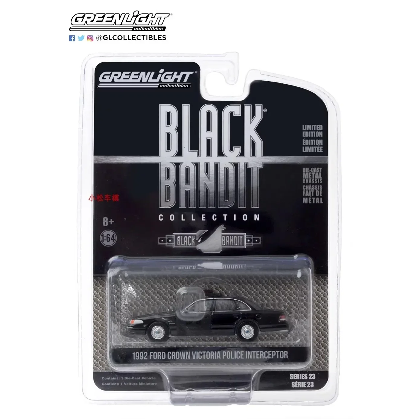 

1:64 1992 Ford Crown Victoria Police Interceptor Toy Car Model For Children Diecast car Gift Kid Boy Child ornament