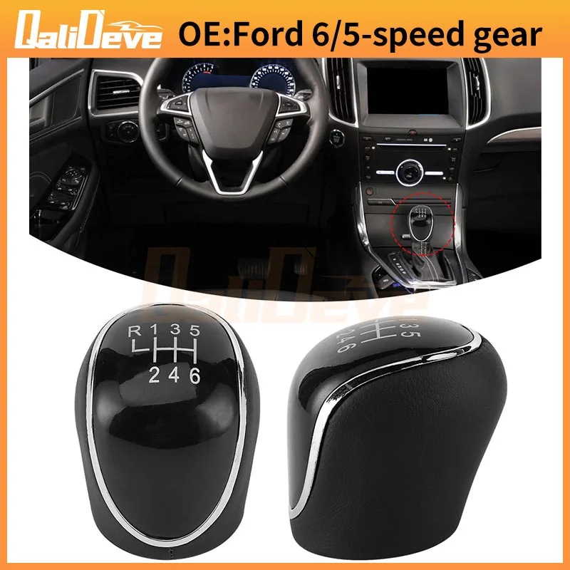 

5 Speed 6 Speed Car Gear Shift Knob For Ford FOCUS Manual Black Gear Shifter Knob Handball ﻿