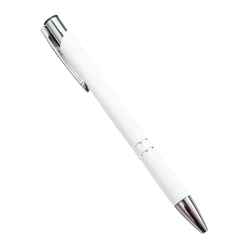 Premium Metal Pen Retractable Metal Ballpoint Pen 1.0mm Nib Business Gift for Office Women Men Teacher L41E