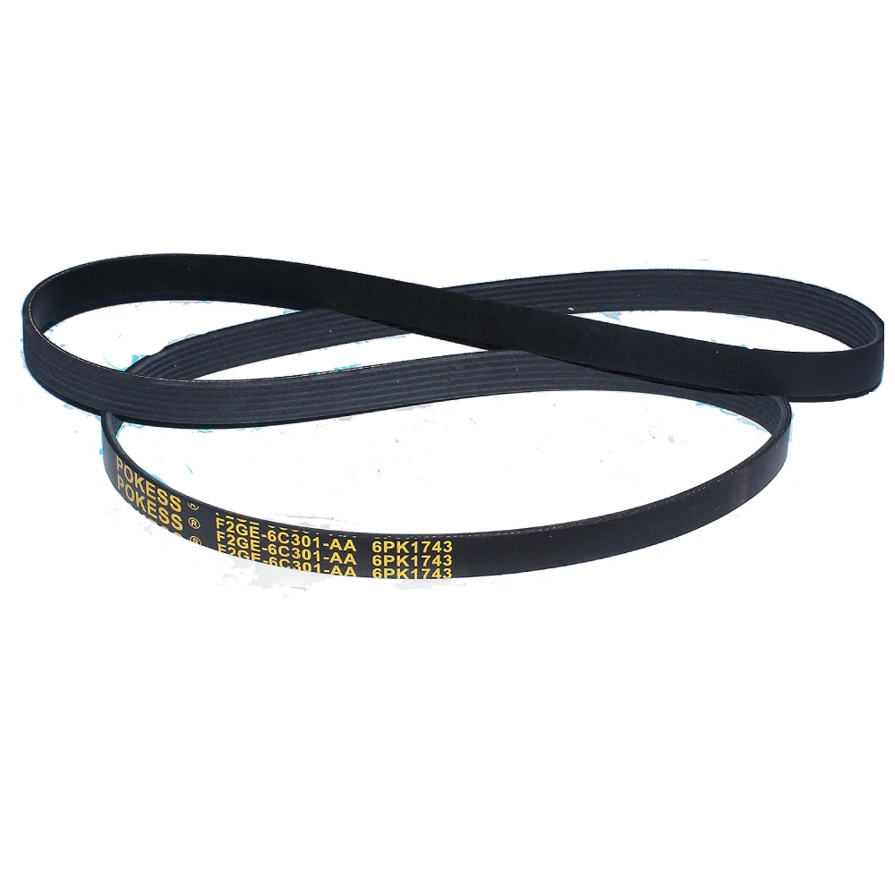 

Car Drive V-Ribbed Belt 6PK1743 for ford edge 2015-2018 taurus 2015-2018 2.7 F2GE6C301AA