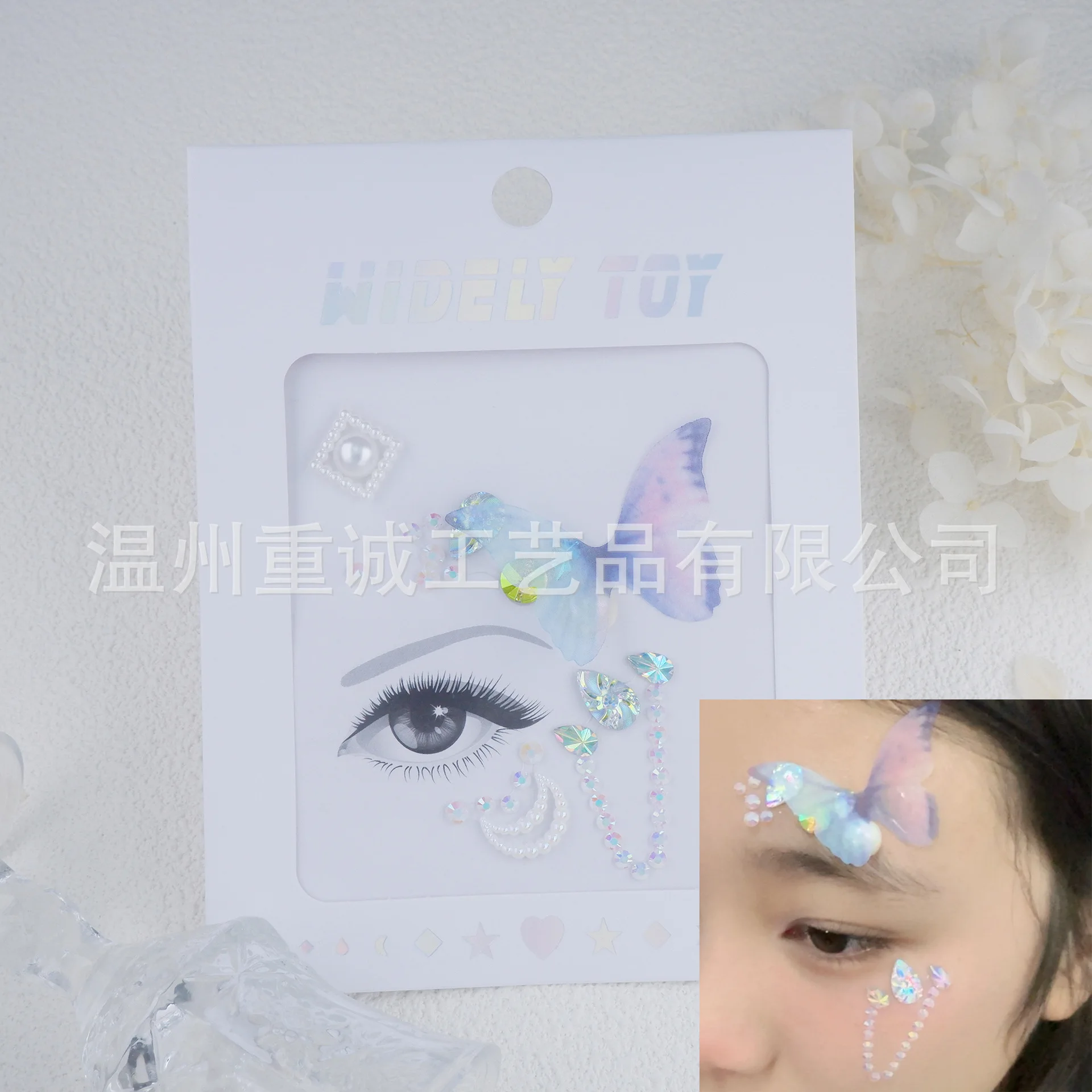 New Arrival Children Face Gems Stickers Self Adhesive Waterproof Rhinestones for Electronic Music Festival Stage Costume Makeup